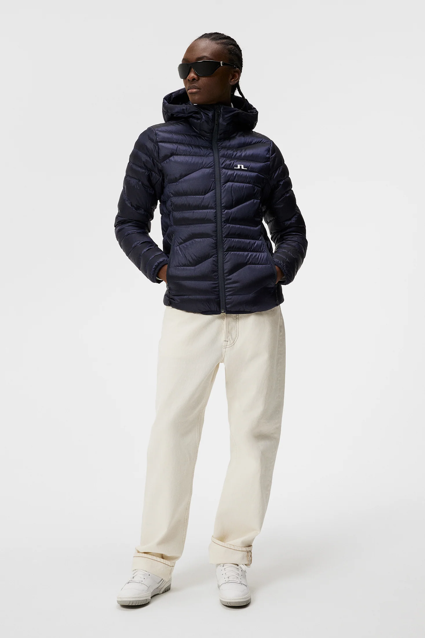 W Cliff Light Down Hood / JL Navy - Image 4