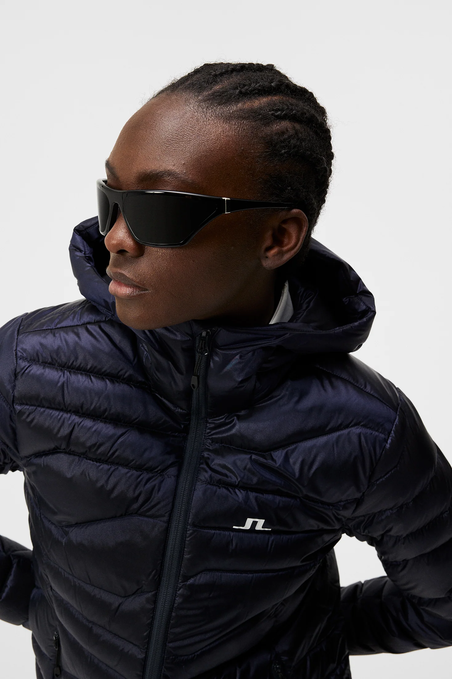 W Cliff Light Down Hood / JL Navy - Image 5