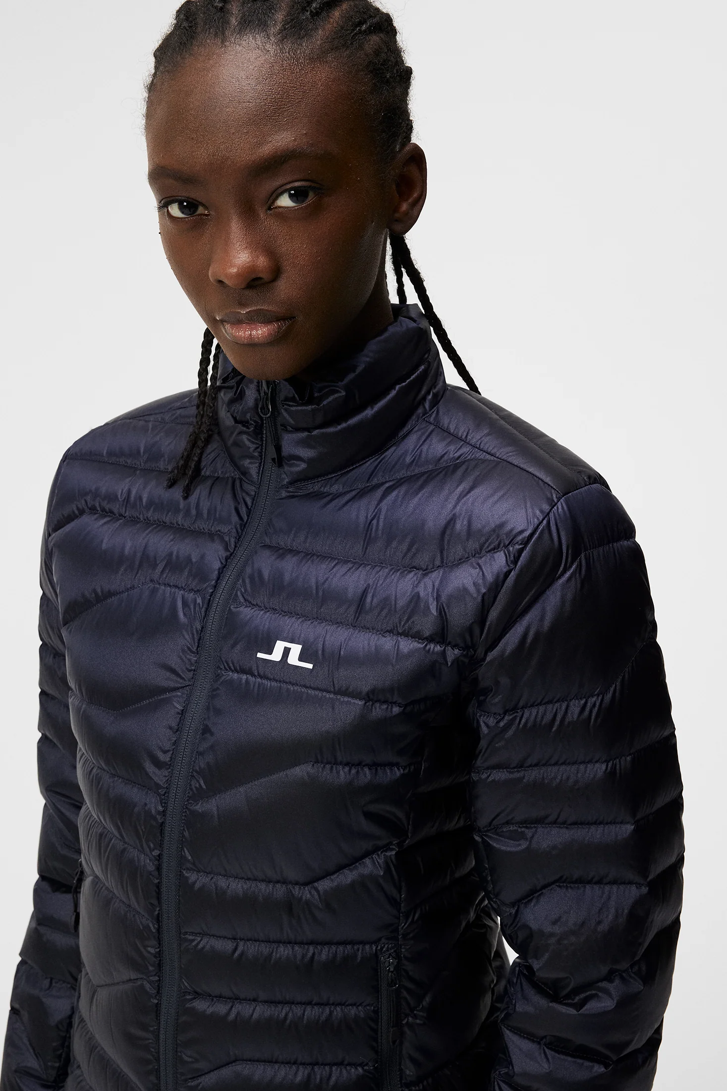 W Cliff Light Down Jacket / JL Navy - Image 5