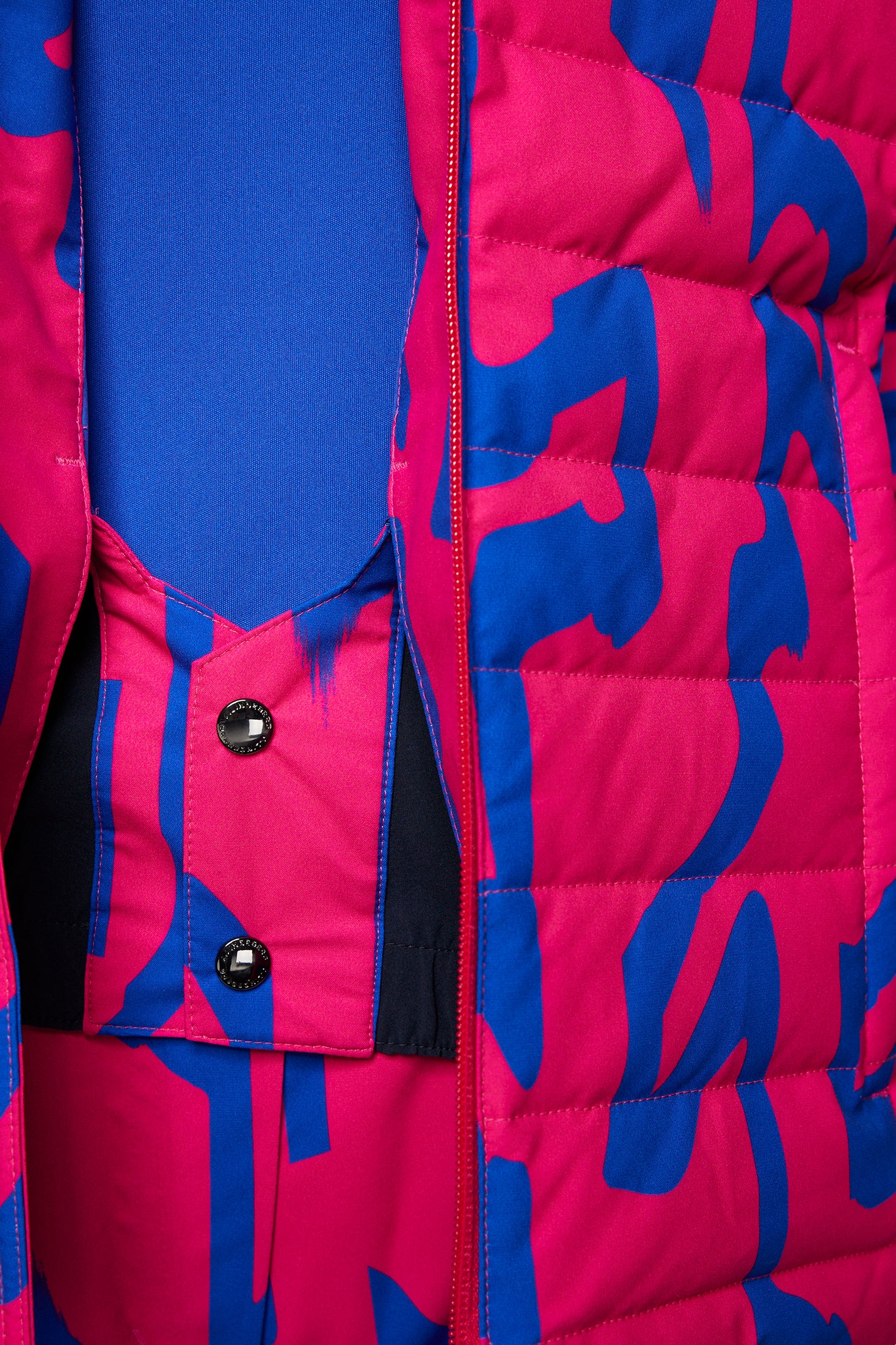 W Thermic Down Jacket Printed / Glitch Bridge Pink - Image 7