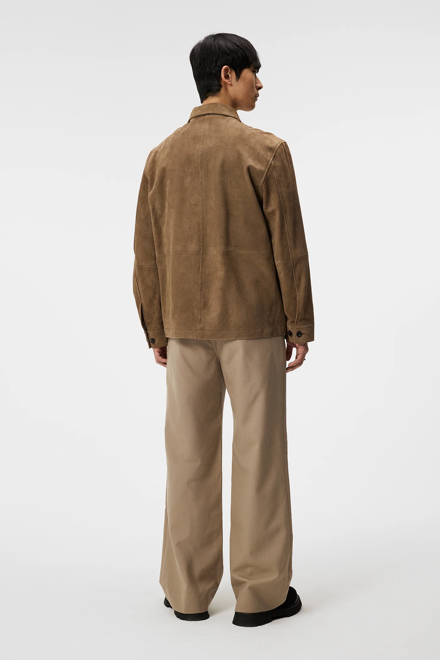 Walt Suede Overshirt / Walnut - Image 3