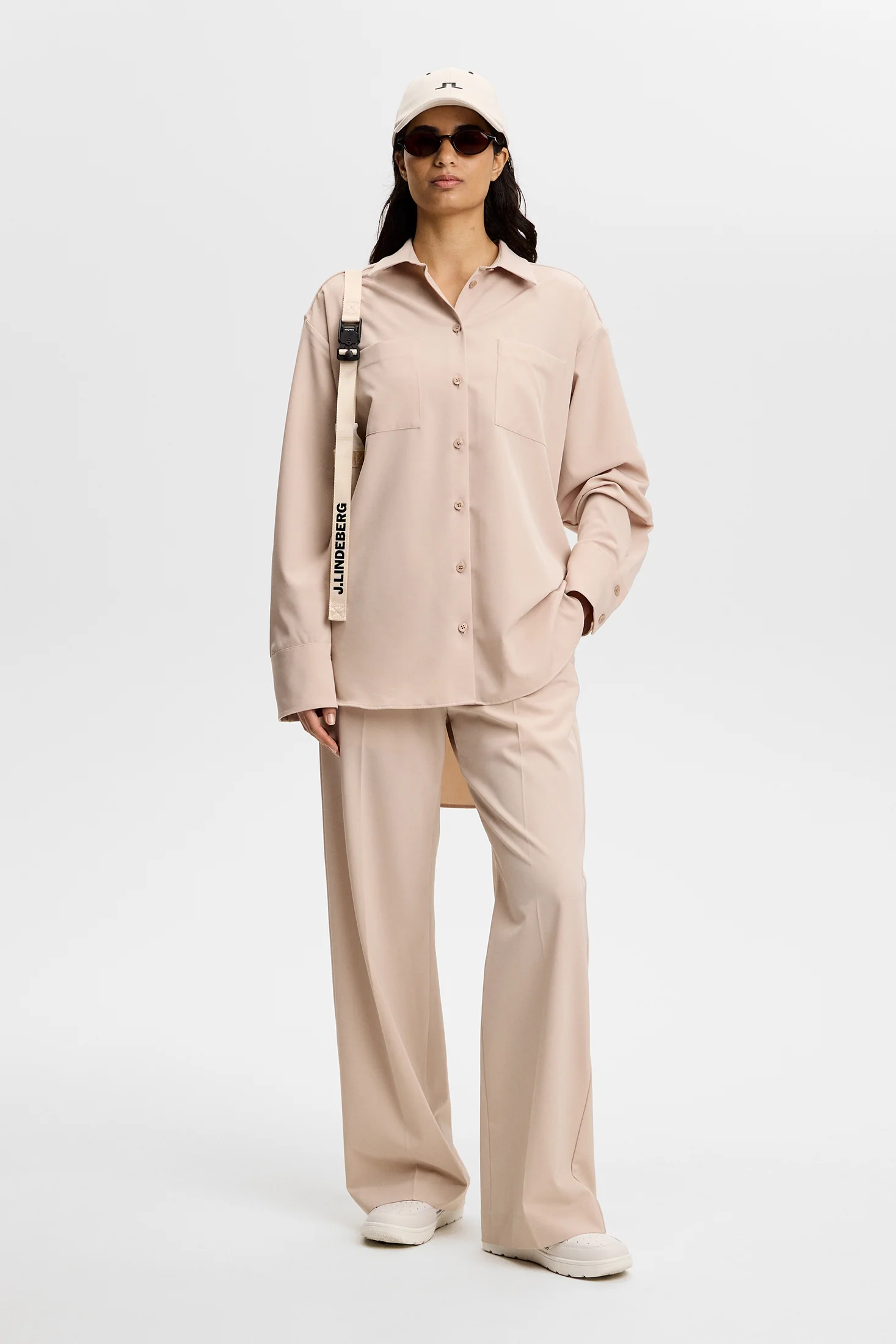 Willow Tech Drape Shirt / Moonbeam - Image 5