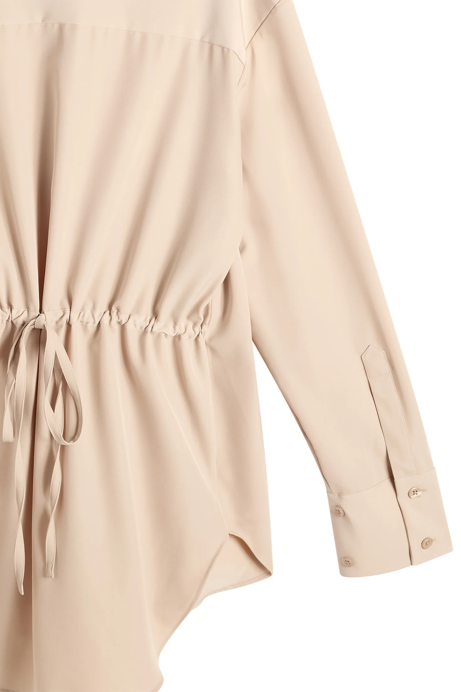 Willow Tech Drape Shirt / Moonbeam - Image 8