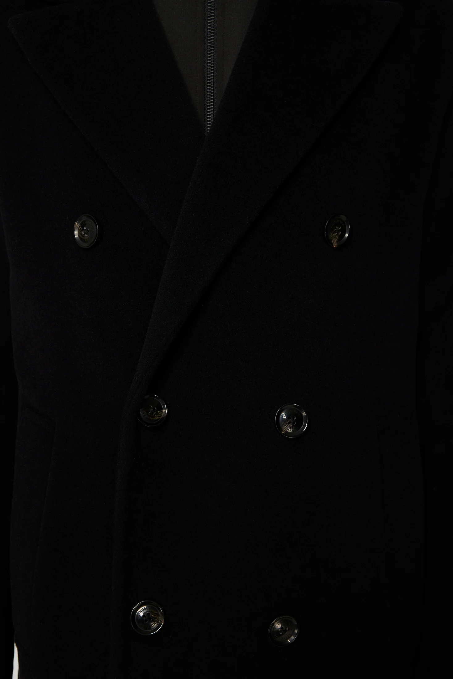 Willy Wool Coat / Black - Image 6