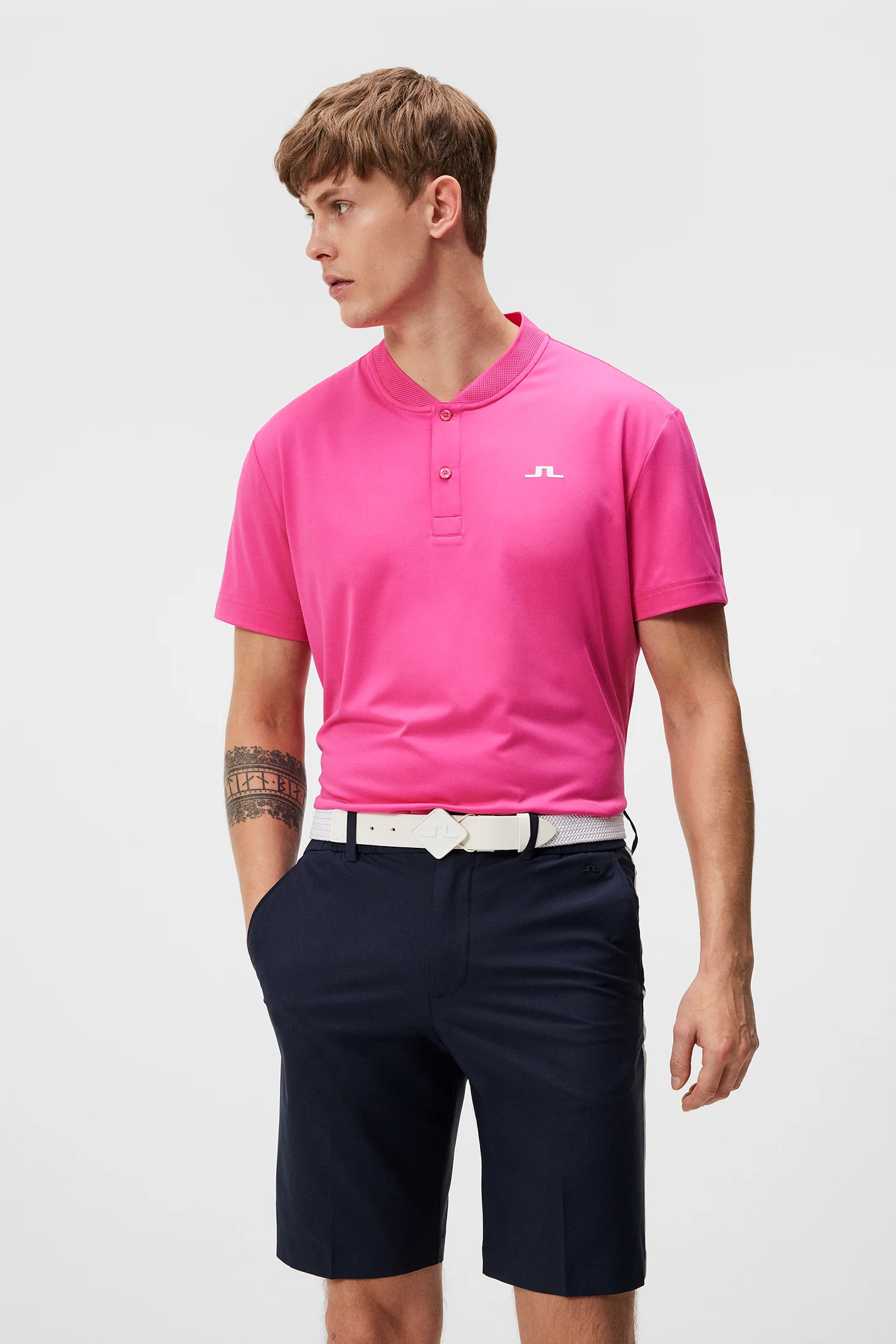 Wince Reg Fit Polo / Fuchsia Purple - Image 2