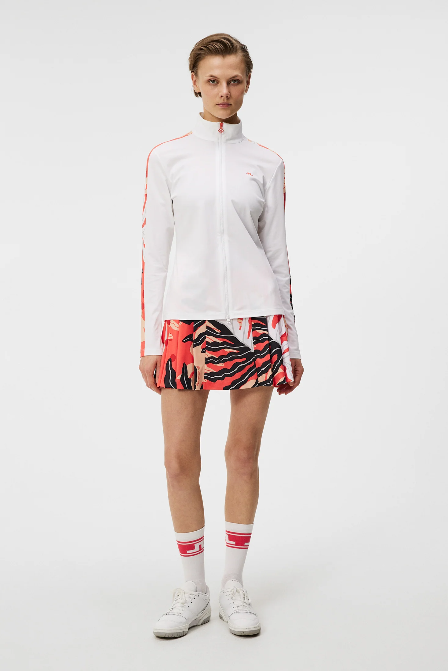 Winona Print Mid Layer / White - Image 5