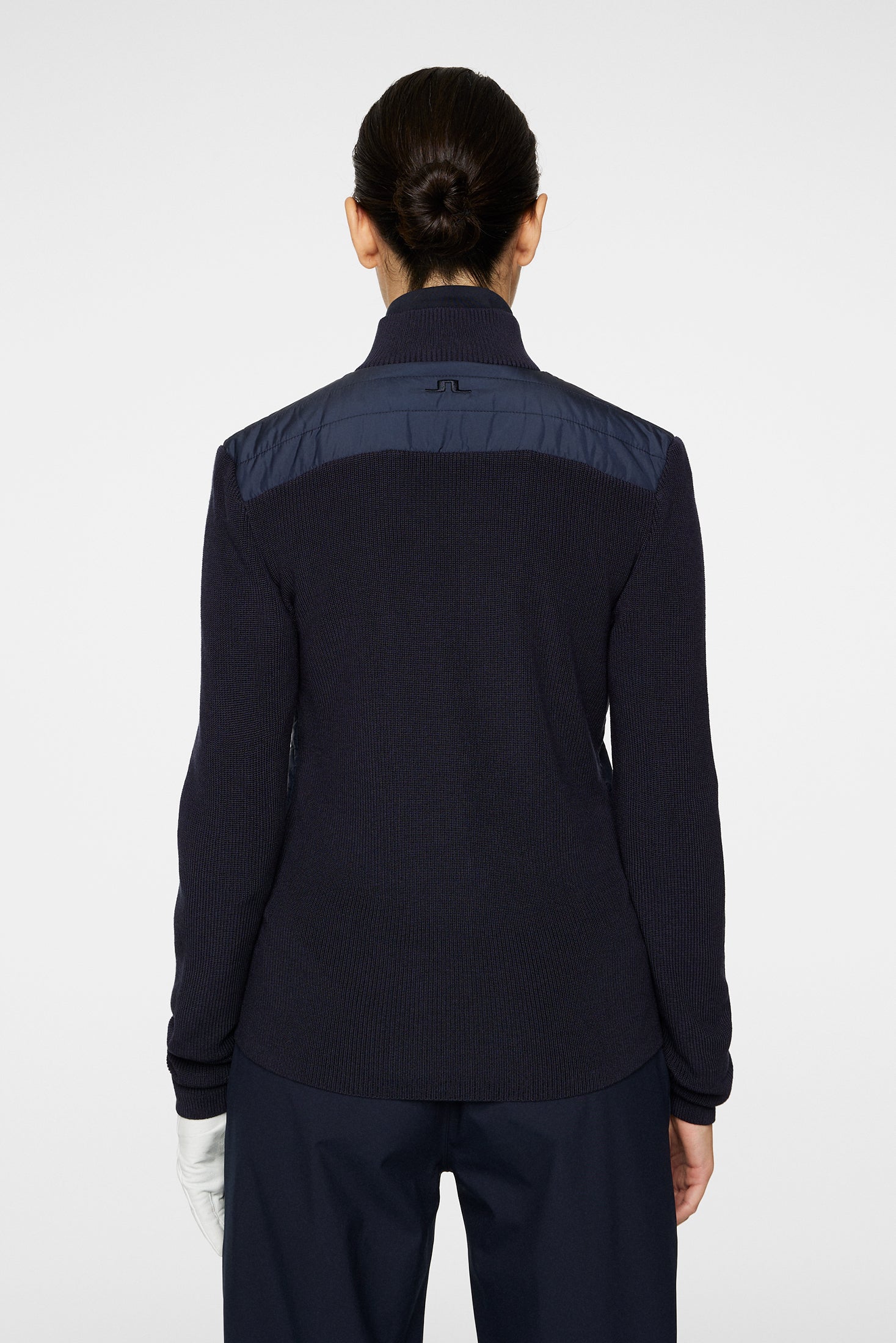 Wren Knitted Hybrid Jacket / JL Navy - Image 4