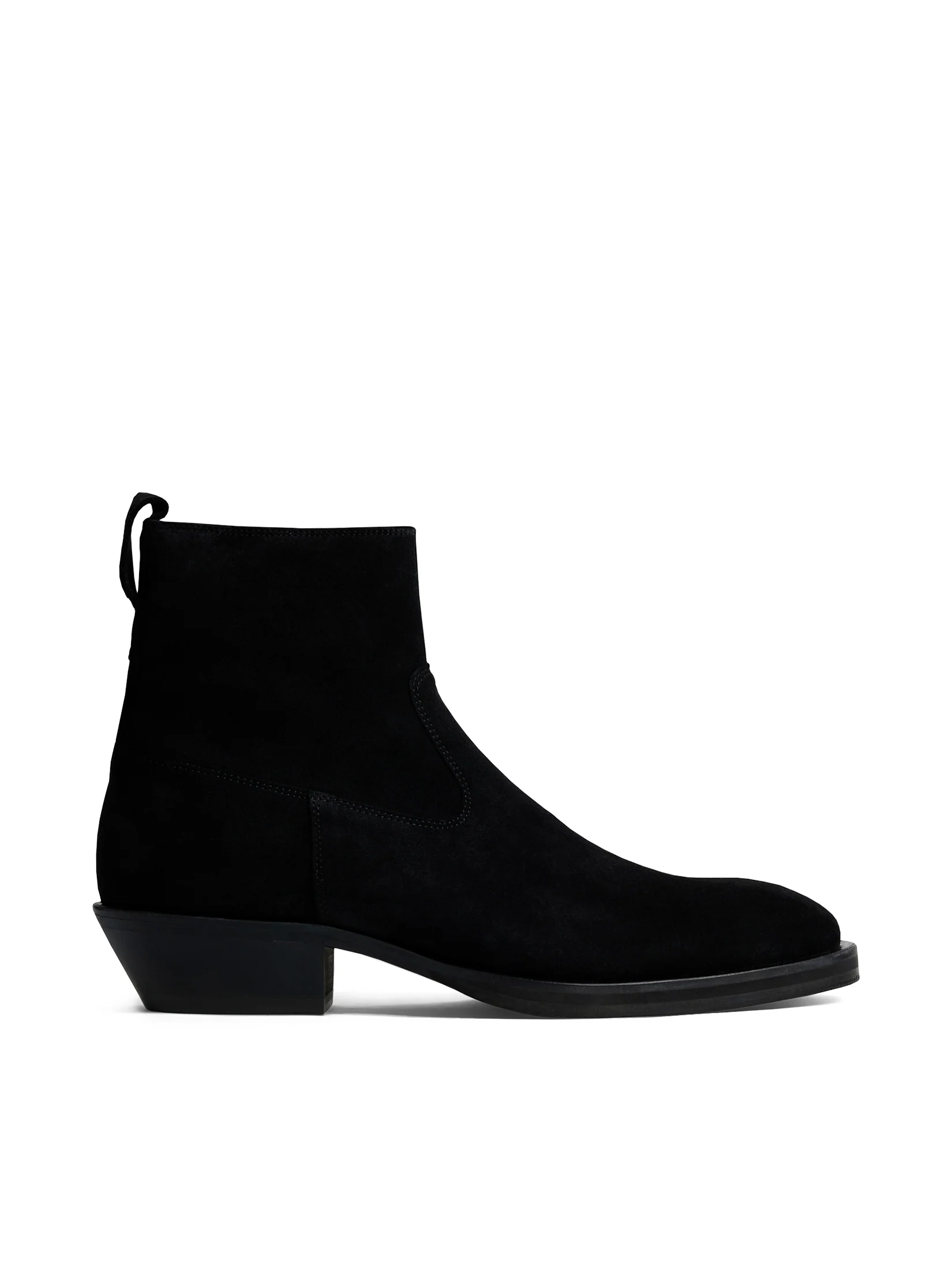 Wyatt Suede Boots / Black - Image 4