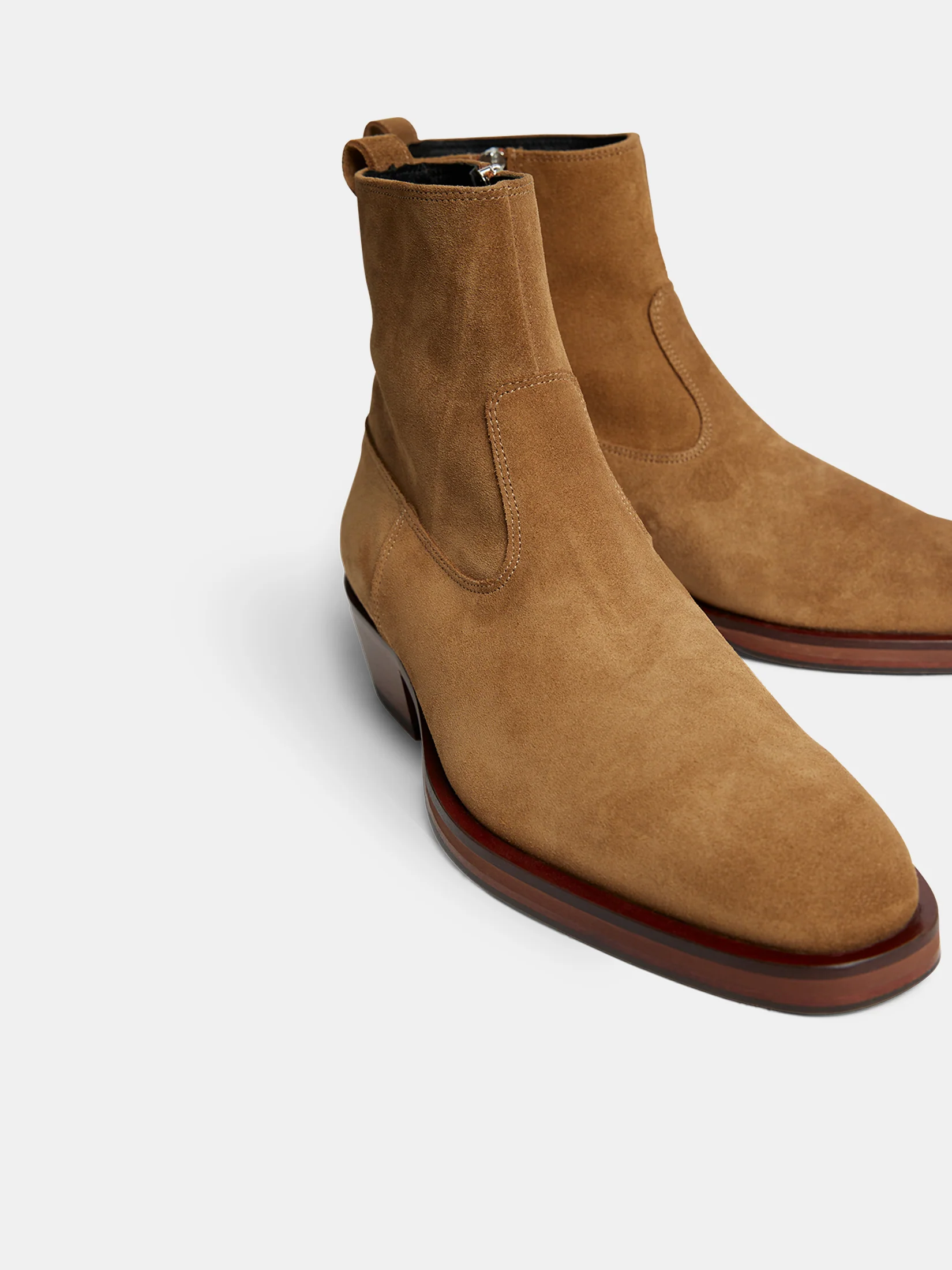 Wyatt Suede Boots / Brown - Image 4