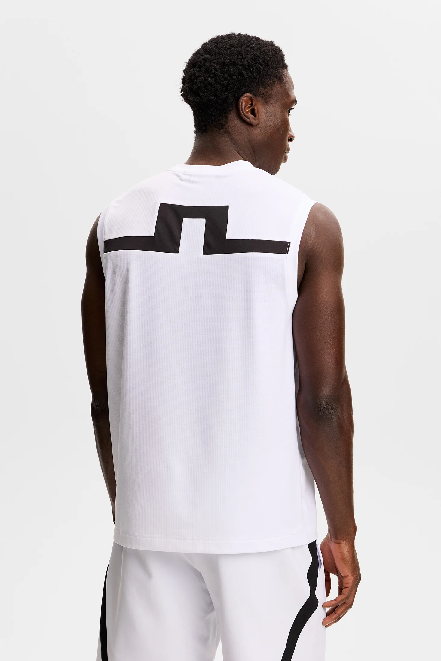 Xander Sleeveless Tee / White - Image 4