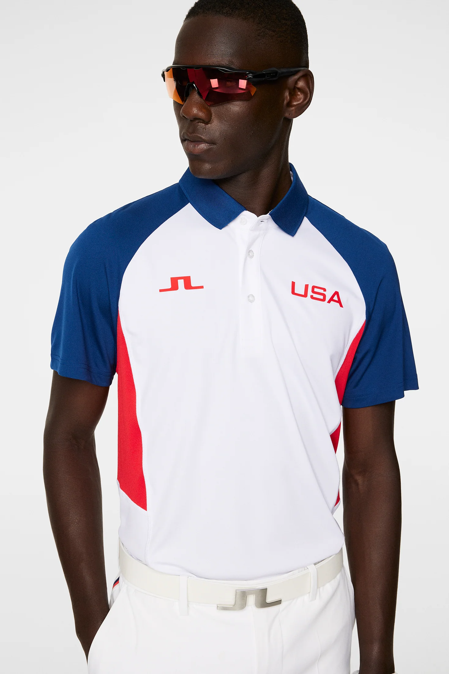 Yannick Color Block Polo / White - Image 6