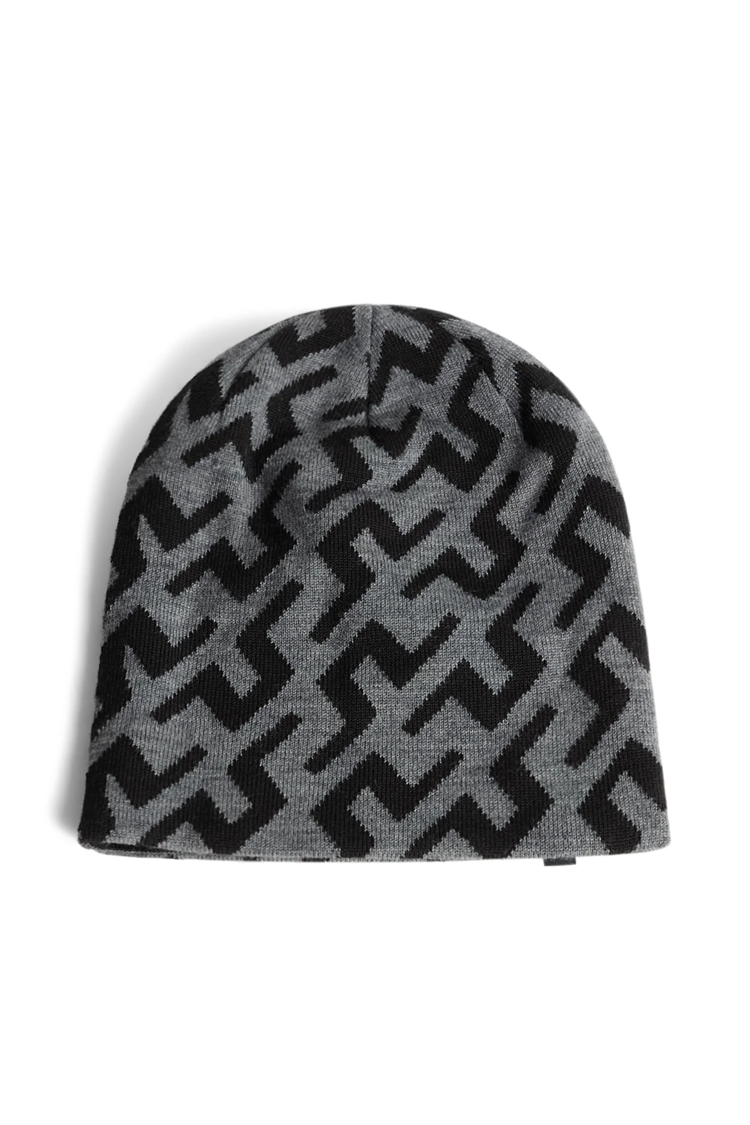 Zac Reversible Beanie / Black - Image 2