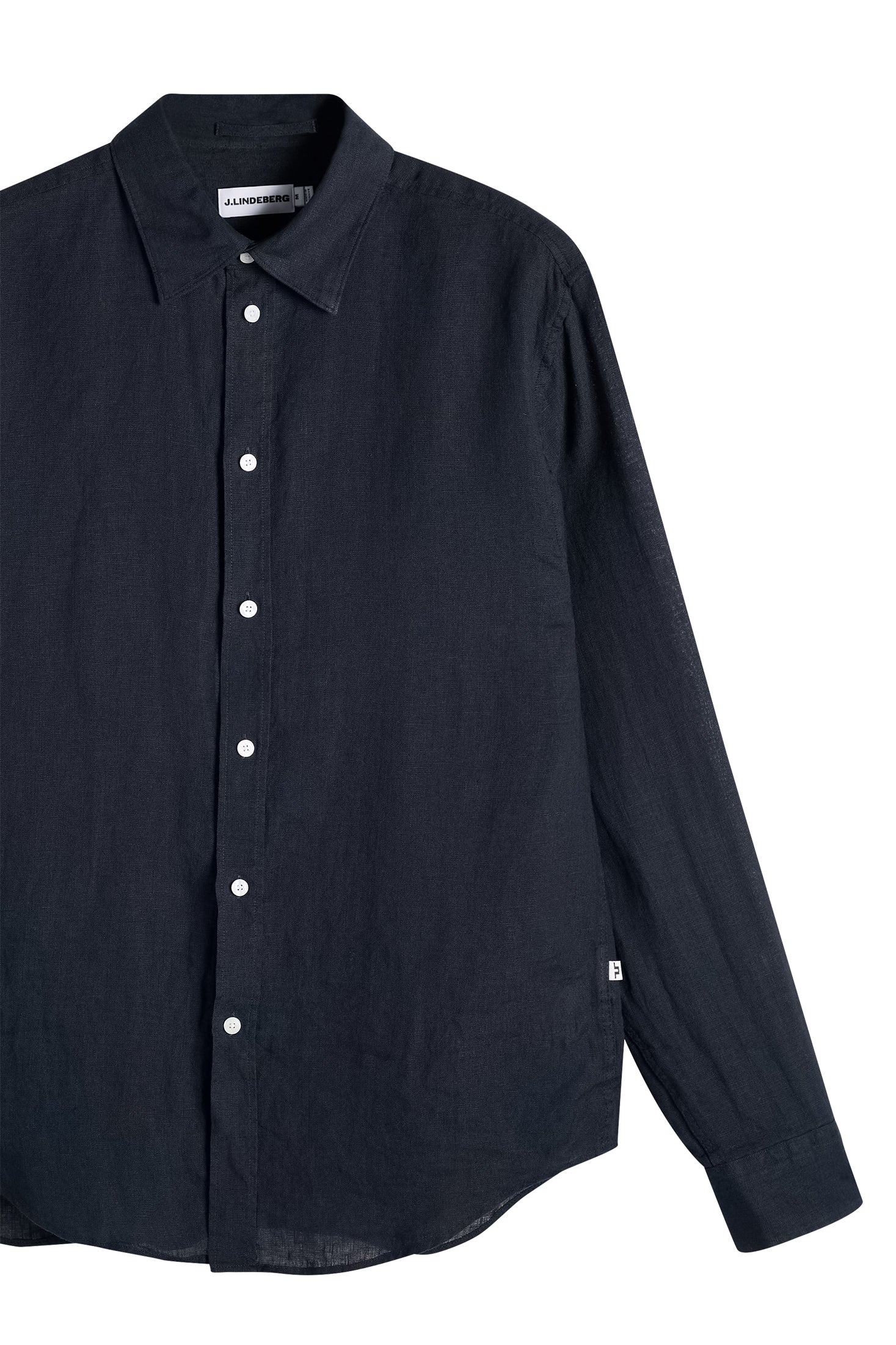 Zachary Clean Linen Shirt / JL Navy - Image 6