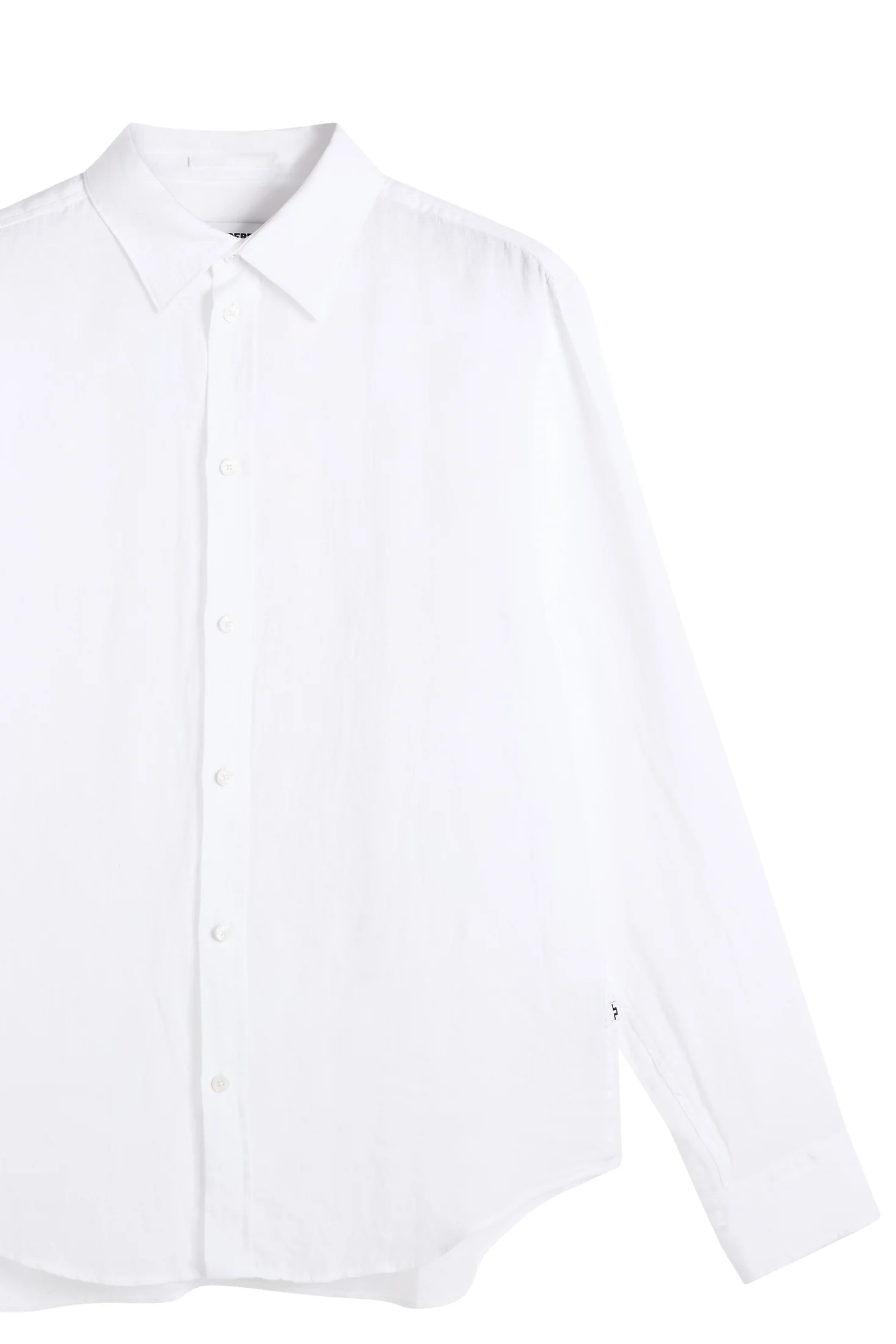 Zachary Clean Linen Shirt / White - Image 6