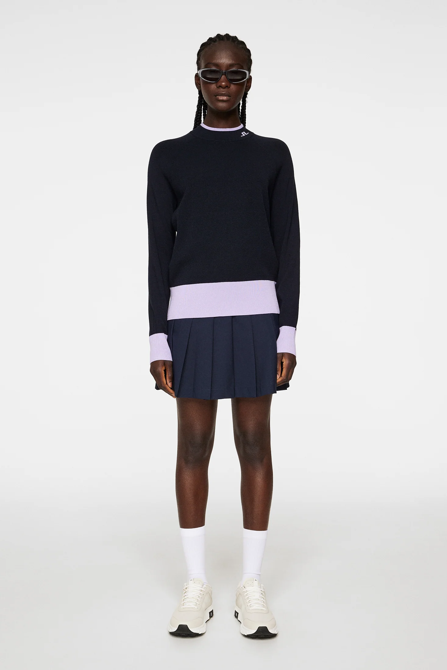 Zoe Knitted Sweater / JL Navy - Image 4