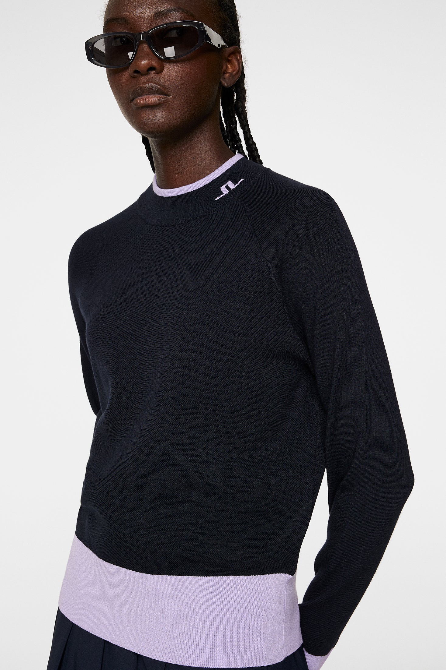 Zoe Knitted Sweater / JL Navy - Image 5