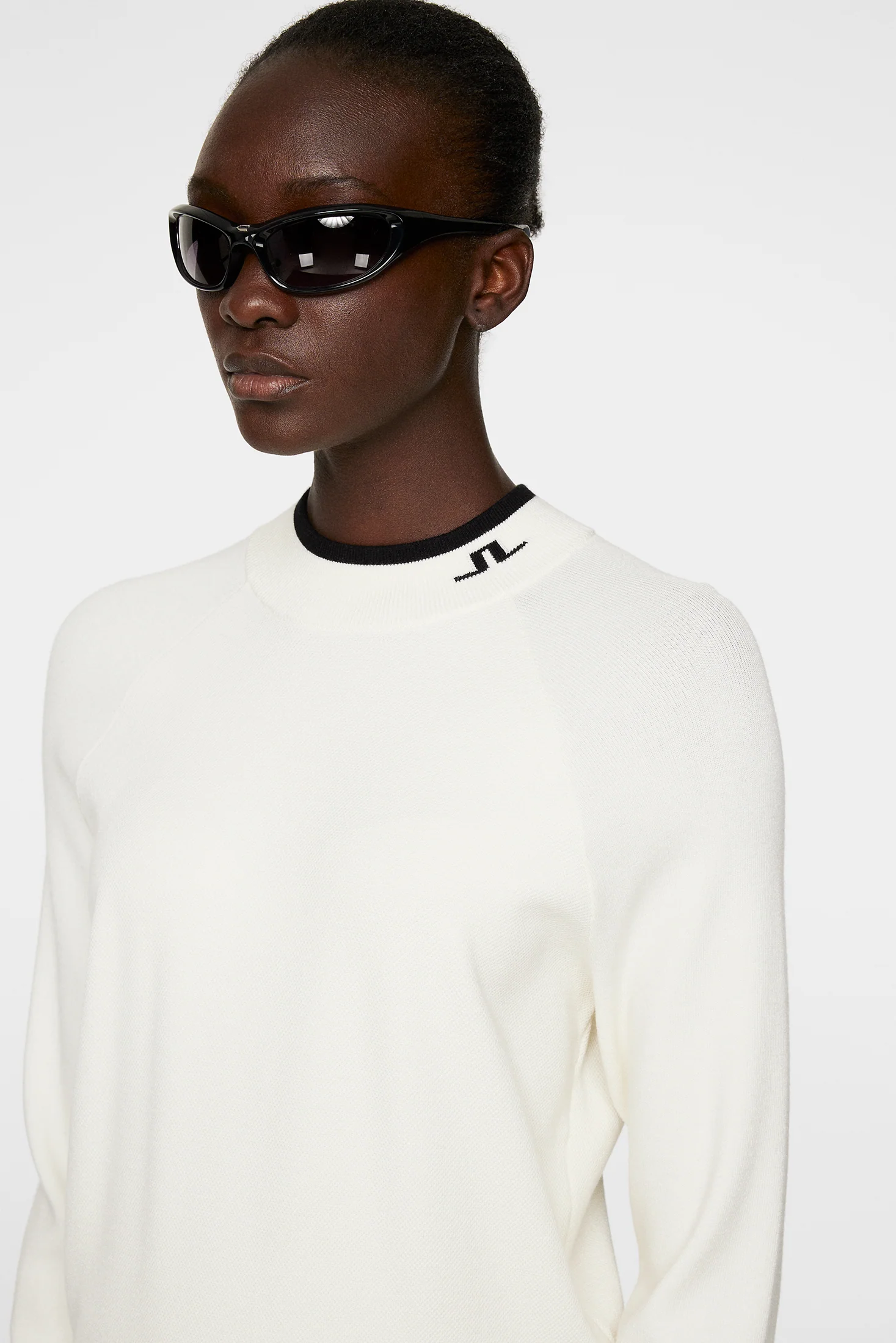 Zoe Knitted Sweater / White - Image 5